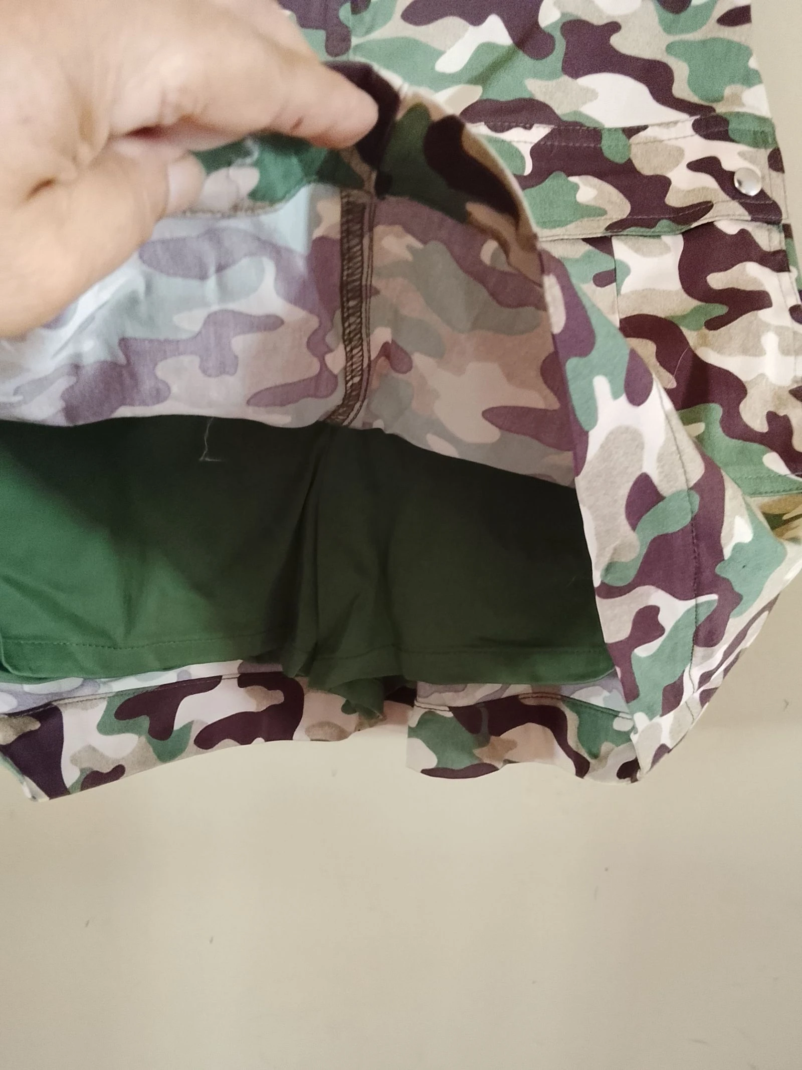 🏖️ZARA NIEUW MET ETIKETT CAMOUFLAGE KORTE JUP ZIJMAAT 34 NP  39 e 🏖️ – photo 3